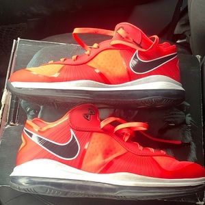 Lebron 8 V2 Low ‘Solar Red’